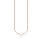 Thomas Sabo Jégkristály rozé nyaklánc cirkóniával KE2172-416-14-L45v