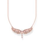 Thomas Sabo Dupla főnix szárny rozé nyaklánc rózsaszín kővel KE2169-323-9-L45v