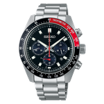 Seiko  Prospex Solar Speedtimer Chronograph fekete piros számlapos férfi karóra SSC915P1