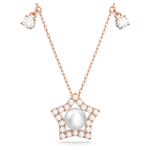 Swarovski Stella rozé színű nyaklánc csillag kristállyal 5645382