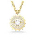Swarovski Rota arany színű nyaklánc nap alakú fehér kristállyal  5650366
