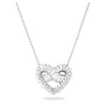 Swarovski Matrix ezüst színű nyakánc csavart szív kristály medállal 5647924