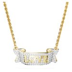 Swarovski Volta Love arany színű nyaklánc kristállyal 5657725
