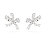 Swarovski Volta ezüst színű bedugós fülbevaló kristály masnival 5647579