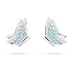 Swarovski Lilia ezüst színű bedugós kék pillangós fülbevaló 5662183
