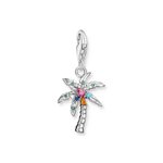 Thomas Sabo Pálmafa színes cirkóniával ezüst charm 1932-342-7