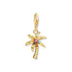 Thomas Sabo Pálmafa aranyozott ezüst charm 1934-488-7