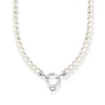 Thomas Sabo Tenyésztett gyöngy állítható charmtartós ezüst nyaklánc KE2187-167-14-L45V