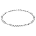 Swarovski Ortyx ezüst színű nyaklánc háromszög alakú kristállyal 5599191