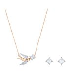 Swarovski Travel rozé színű repülő fecske nyaklánc szett 5526491