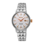 Seiko Presage Cocktail Time Skydiving Diamond ezüst és arany női karóra SRE009J1