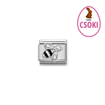 Nomination Ezüst méhecske charm cirkóniával 330321-02