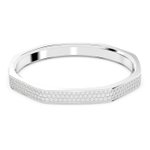 Swarovski Dextera nyolcszög alakú ezüst színű karperec fehér kristállyal 5655624