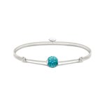 Thomas Sabo Állítható fehér textil karkötő howlit gyönggyel A2117-010-17-L22V