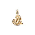 Pandora ékszer Szikrázó szív és családfa 14K arany függő charm 752604C01