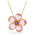 Swarovski Florere arany színű nyaklánc rózsaszín virág kristállyal 5657875