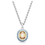 Swarovski Chroma ezüst színű nyaklánc nyolcszög kristály medállal  5648447
