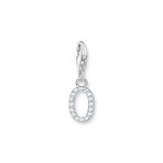 Thomas Sabo  O betű ezüst charm cirkóniával 1952-051-14
