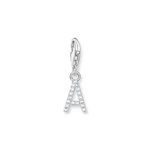 Thomas Sabo A betű ezüst charm cirkóniával 1938-051-14