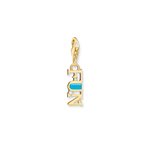 Thomas Sabo Fun arannyal bevont ezüst charm 2010-565-17