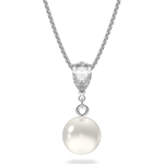 Swarovski Ezüst színű nyaklánc kristálygyönggyel 5559409