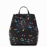 Desigual Splatter sumy pöttyös fekete hátizsák 23WAKP11