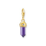 Thomas Sabo Aranyozott ezüst lila amulett charm 2048-973-13