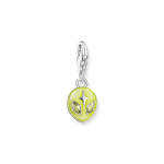 Thomas Sabo Ezüst ufo charm lime színű tűzzománccal és cirkóniával 2053-041-4