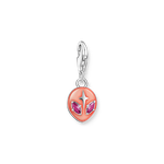 Thomas Sabo  Ezüst ufo charm narancssárga tűzzománccal és cirkóniával 2052-042-10
