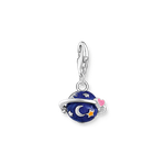 Thomas Sabo Ezüst szaturnusz bolygó charm kék tűzzománccal 2041-041-7