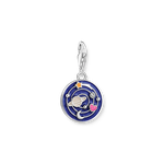 Thomas Sabo Ezüst galaxis charm kék tűzzománccal 2042-691-7