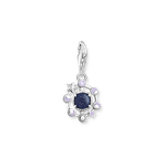 Thomas Sabo Ezüst holdfázis charm lila tűzzománccal 2040-664-32