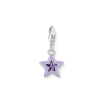 Thomas Sabo Ezüst csillag charm lila tűzzománccal és cirkóniával 2039-041-13