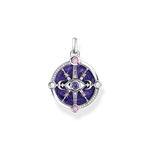 Thomas Sabo Ezüst kozmikus talizmán medál lila tűzzománccal  PE956-473-13