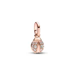 Pandora ékszer ME rozé katicabogár mini függő charm 783043C01