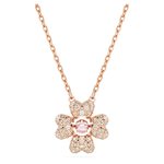 Swarovski Idyllia rozé színű nyaklánc lóhere medállal 5674211