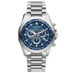 Roamer Rockshell Mark III kék számlapos kronográf férfi óra 220837414520