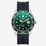 Roamer Rockshell Mark III Scuba zöld férfi búváróra fekete kaucsuk szíjjal 867833417502