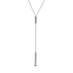 Pandora ékszer Timeless pávé  Y ezüst nyaklánc 393013C01-45