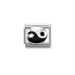 Nomination Yin és yang ezüst charm 330204-28