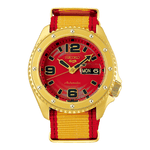 Seiko 5 Sports Street Fighter Zangief Limited Edition sárga férfi óra SRPF24K1