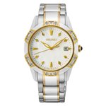 Seiko Caprice bocolor női óra gyöngyház számlappal gyémántokkal SKK728P1