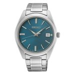 Seiko Classic fémszíjas kék számlapos férfi kvarc karóra SUR525P1