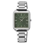 Seiko Essentials zöld számlapos női karóra SWR075P1