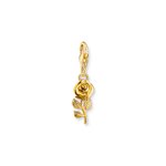 Thomas Sabo Aranyozott ezüst rózsa charm 2077-413-39