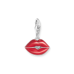 Thomas Sabo Piros csókolható ajkak ezüst charm 2068-664-10