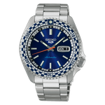 Seiko 5 Sports Petrol Blue 'Checker Flag' Special Edition férfi karóra SRPK65K1