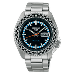 Seiko 5 Sports Black and White 'Checker Flag' Special Edition karóra SRPK67K1