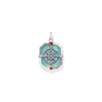 Thomas Sabo Nyolcszög alakú színes ezüst medál PE961-340-7