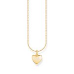 Thomas Sabo Aranyozott ezüst szív medál nyakláncon KE2234-413-39-L45v
